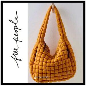 Free People Quilted Carryall - Golden Sunrise - Last One in Stock
